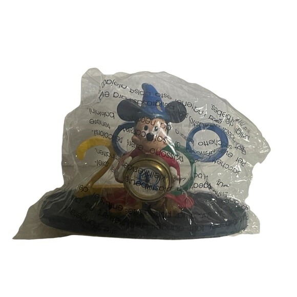 1999 Cast Holiday Celebration Walt Disney World Mickey Sorcerer 2000 Clock - NIB - Picture 10 of 16